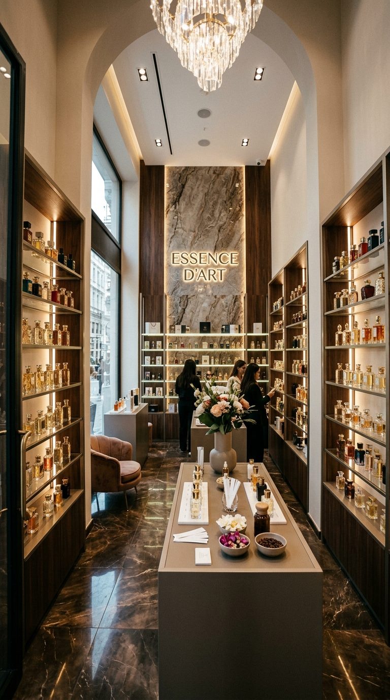 Interior butik Essence d'Art