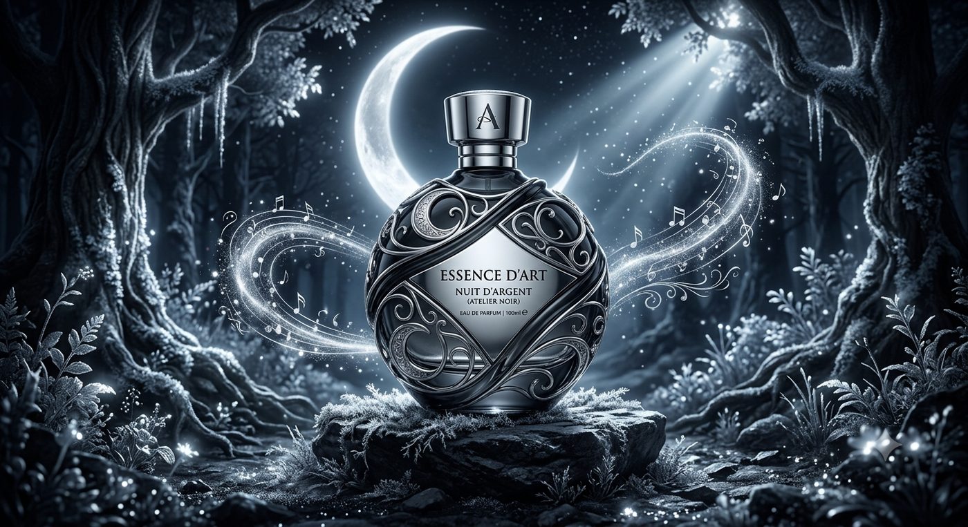 Botol parfum Nuit d'Argent — Atelier Noir