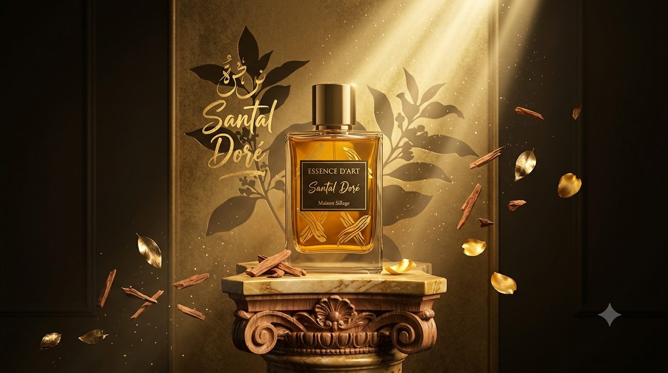Botol parfum Santal Doré — Maison Sillage